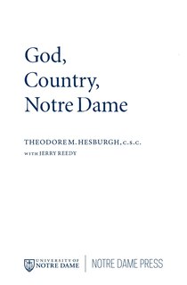 Front cover_God, Country, Notre Dame