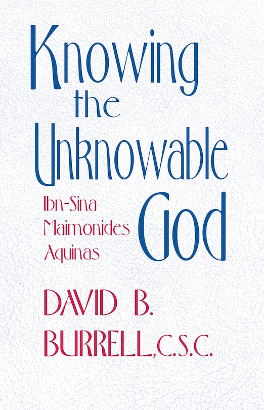 Couverture_Knowing The Unknowable God
