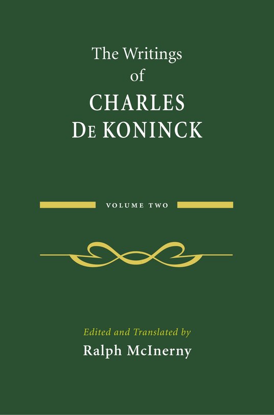Couverture_The Writings of Charles De Koninck