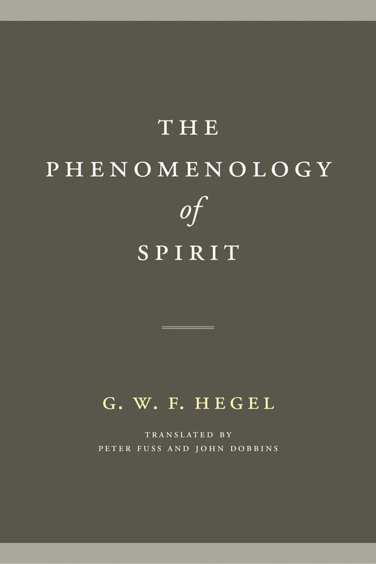 Couverture_The Phenomenology of Spirit