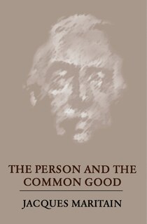 Front cover_The Person and the Common Good