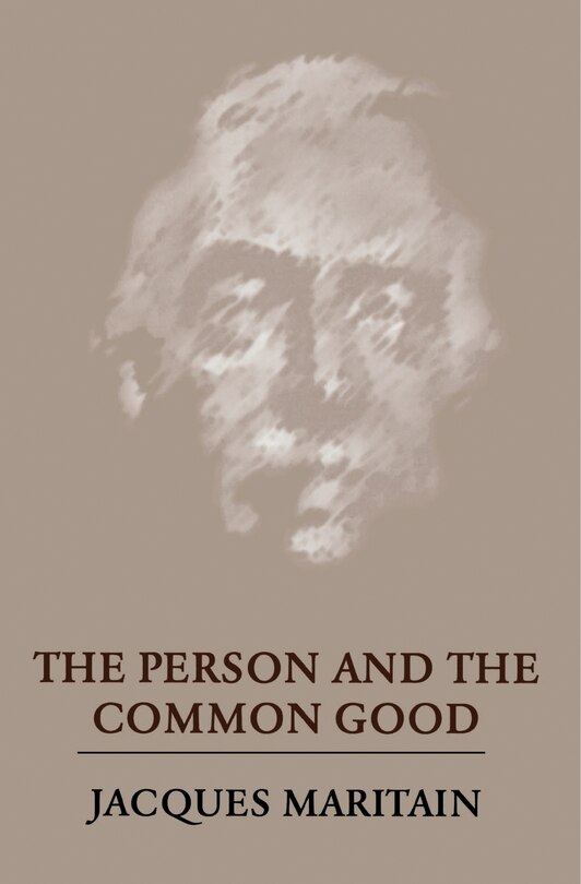 Front cover_The Person and the Common Good