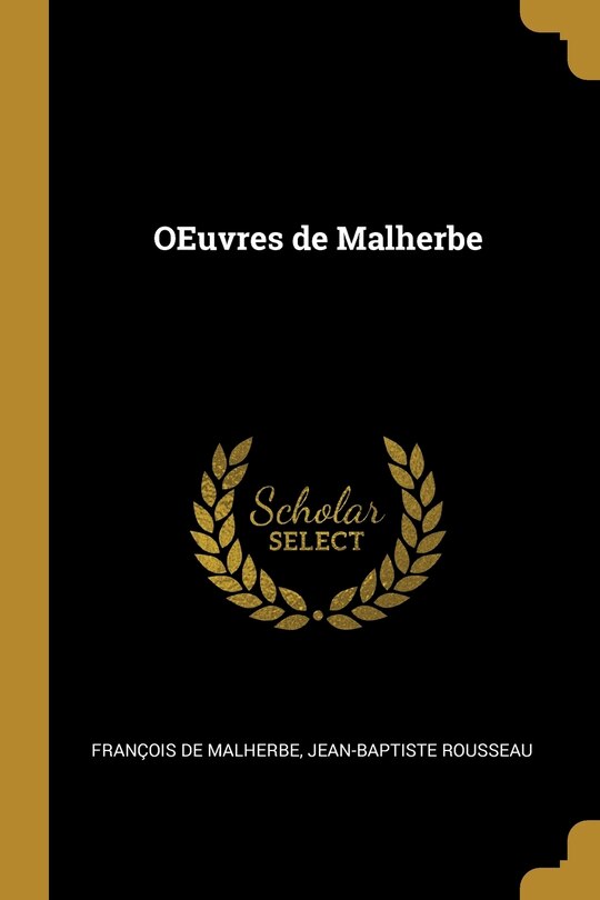 Front cover_OEuvres de Malherbe