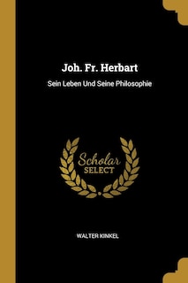 Front cover_Joh. Fr. Herbart