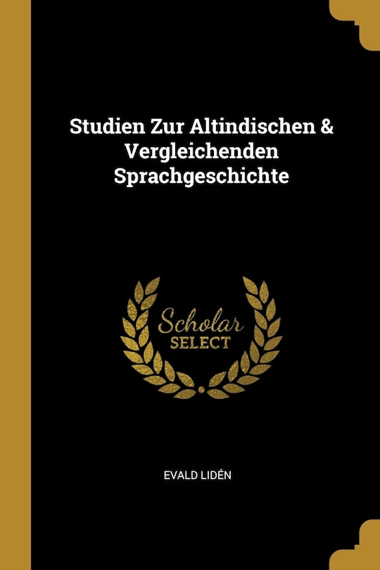 Front cover_Studien Zur Altindischen & Vergleichenden Sprachgeschichte