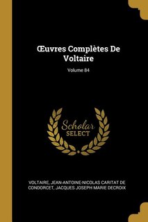 Front cover_OEuvres Compl&egrave;tes De Voltaire; Volume 84