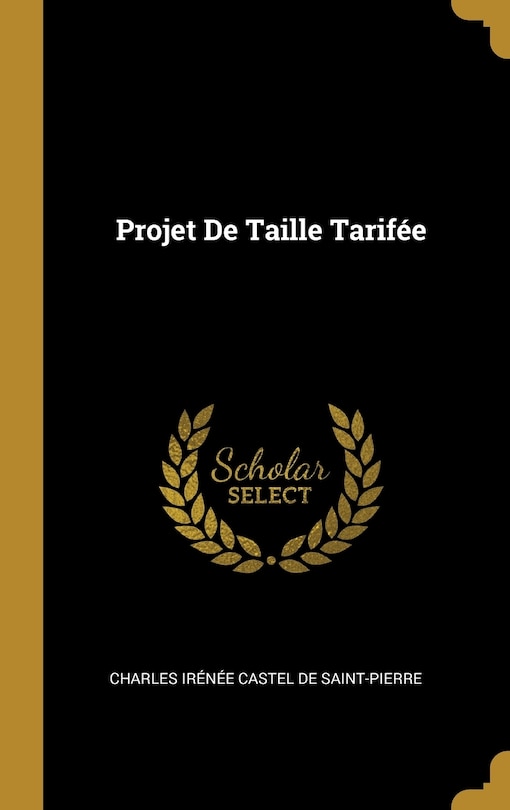 Couverture_Projet De Taille Tarifée