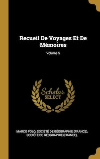 Front cover_Recueil De Voyages Et De Mémoires; Volume 5