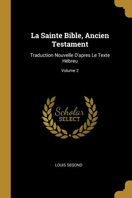 Couverture_La Sainte Bible, Ancien Testament