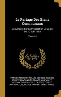 Couverture_Le Partage Des Biens Communaux