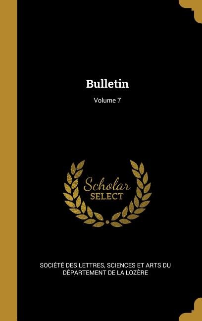 Front cover_Bulletin; Volume 7