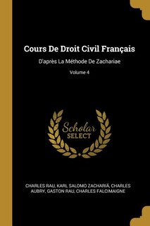 Couverture_Cours De Droit Civil Français