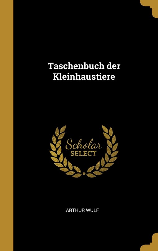Front cover_Taschenbuch der Kleinhaustiere