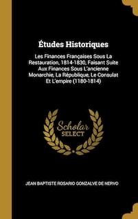 Front cover_Études Historiques