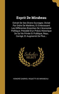 Front cover_Esprit De Mirabeau