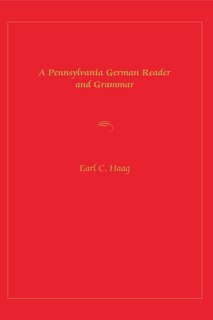 Front cover_A Pennsylvania German Reader and Grammar