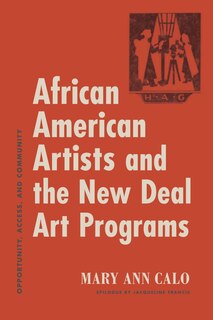 Couverture_African American Artists and the New Deal Art Programs