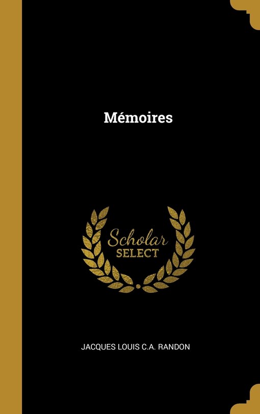 Front cover_Mémoires