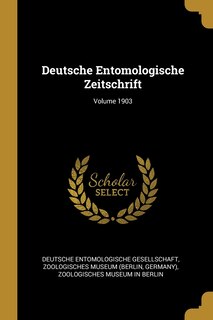 Front cover_Deutsche Entomologische Zeitschrift; Volume 1903