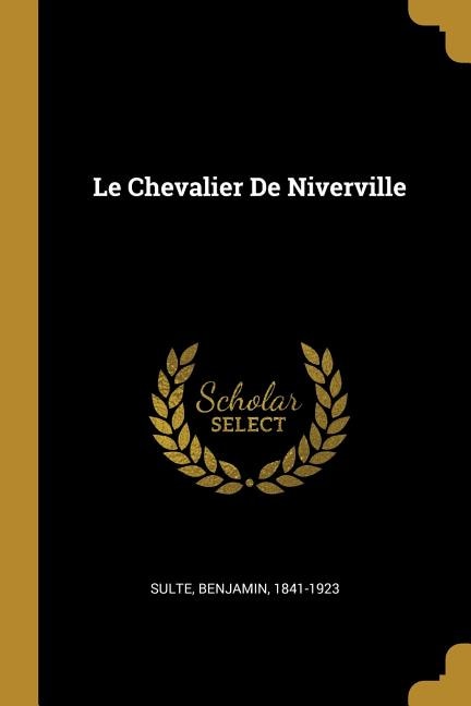 Couverture_Le Chevalier De Niverville