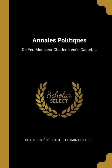 Front cover_Annales Politiques