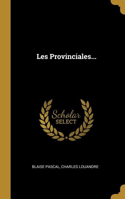 Front cover_Les Provinciales...