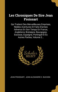 Couverture_Les Chroniques De Sire Jean Froissart