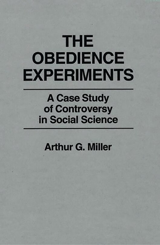 Front cover_The Obedience Experiments