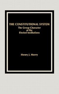 Front cover_The Constitutional System