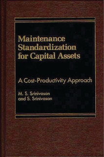 Front cover_Maintenance Standardization for Capital Assets
