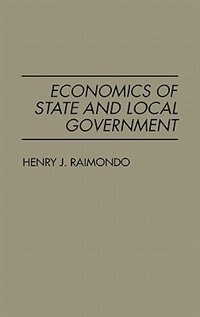 Front cover_Economics of State and Local Government