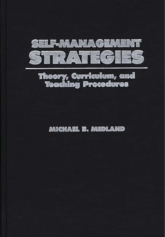 Couverture_Self-Management Strategies
