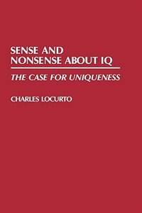 Front cover_Sense and Nonsense about IQ