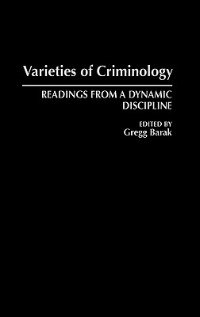 Front cover_Varieties of Criminology