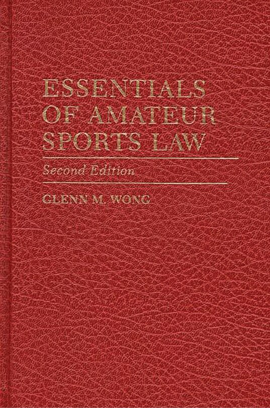 Couverture_Essentials of Amateur Sports Law