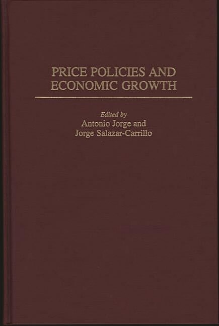 Front cover_Price Policies And Economic Growth