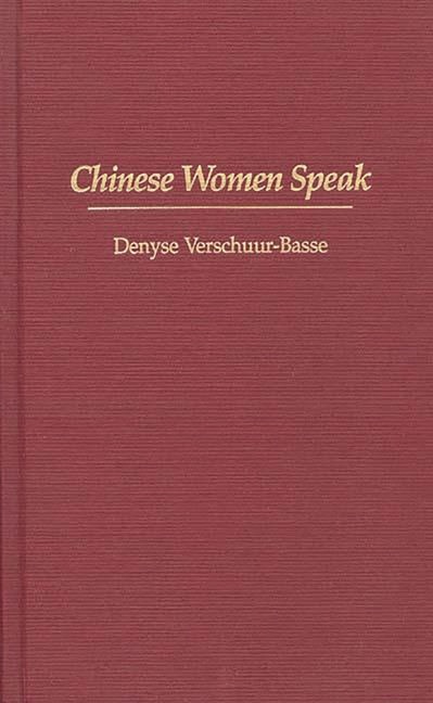 Front cover_Chinese Women Speak