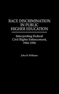 Front cover_Race Discrimination in Public Higher Education