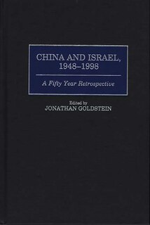 Couverture_China and Israel, 1948-1998
