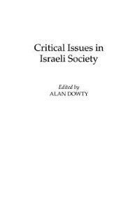 Couverture_Critical Issues In Israeli Society