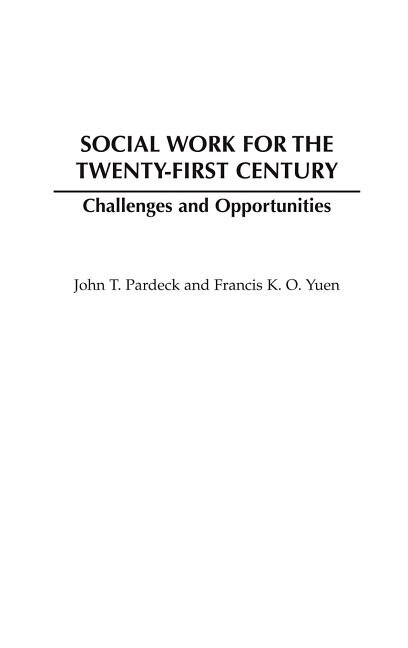 Couverture_Social Work for the Twenty-First Century
