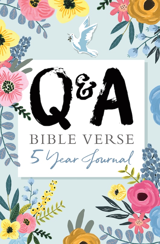 Front cover_Q & A Bible Verse 5-year Journal Flower Edition