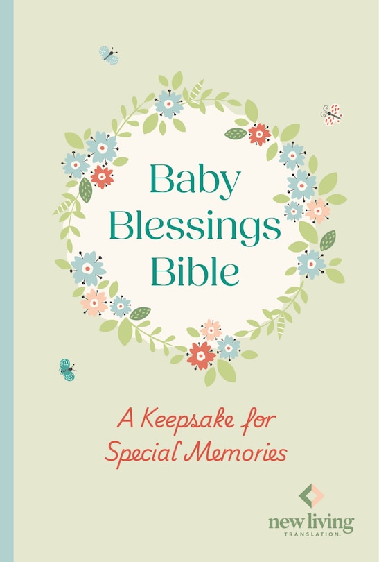 Front cover_NLT Baby Blessings Bible