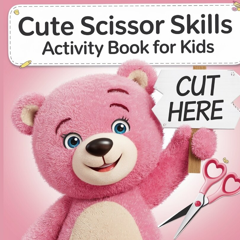 Couverture_Scissor Skills Cute Activity Book for Kids