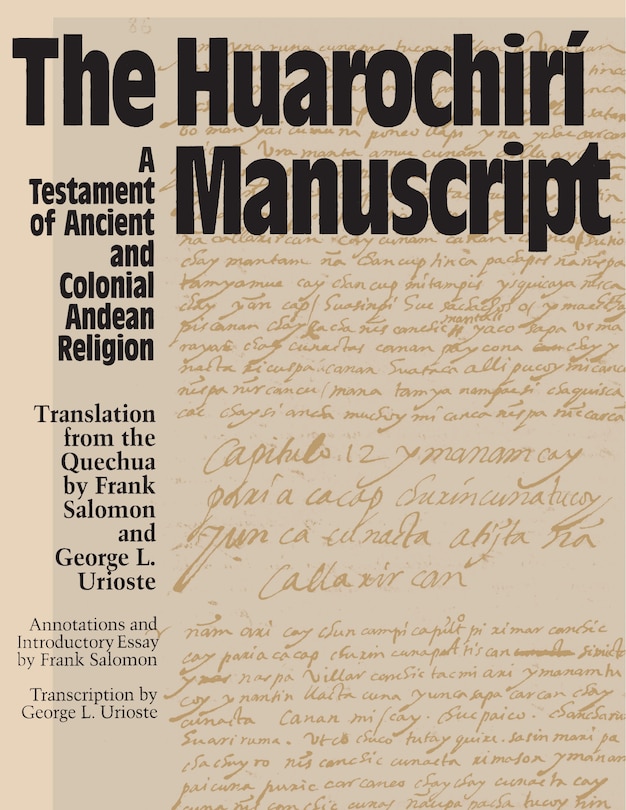 Couverture_The Huarochiri Manuscript