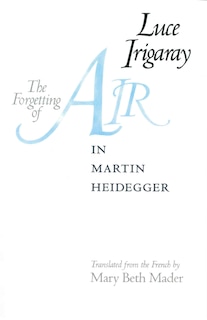 Couverture_The Forgetting of Air in Martin Heidegger