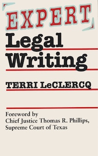 Front cover_Expert Legal Writing