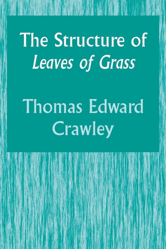 Front cover_The Structure of Leaves of Grass