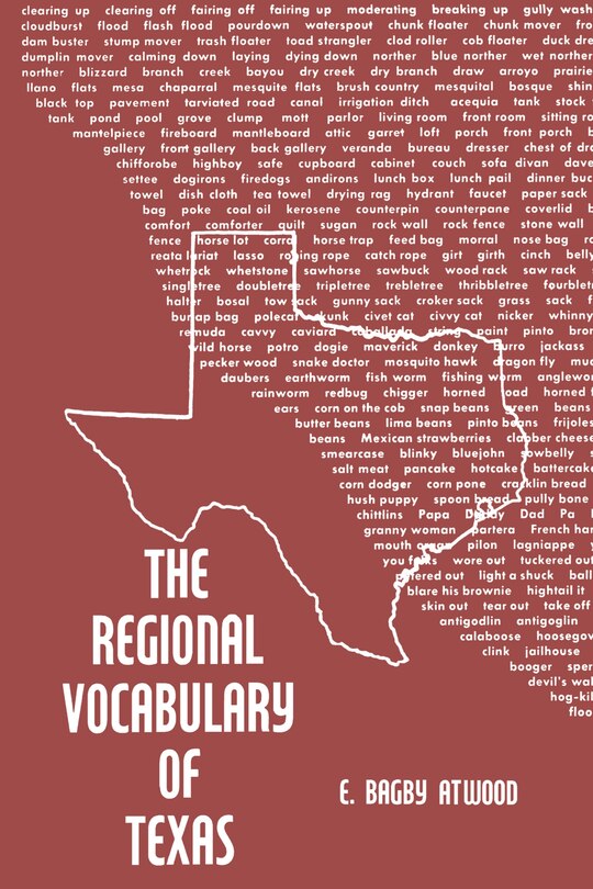 Front cover_The Regional Vocabulary of Texas