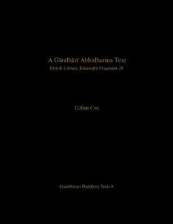 Couverture_A G?ndh?r? Abhidharma Text
